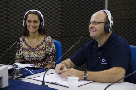 Daniela Maciel e Professor Edson Scheuermann